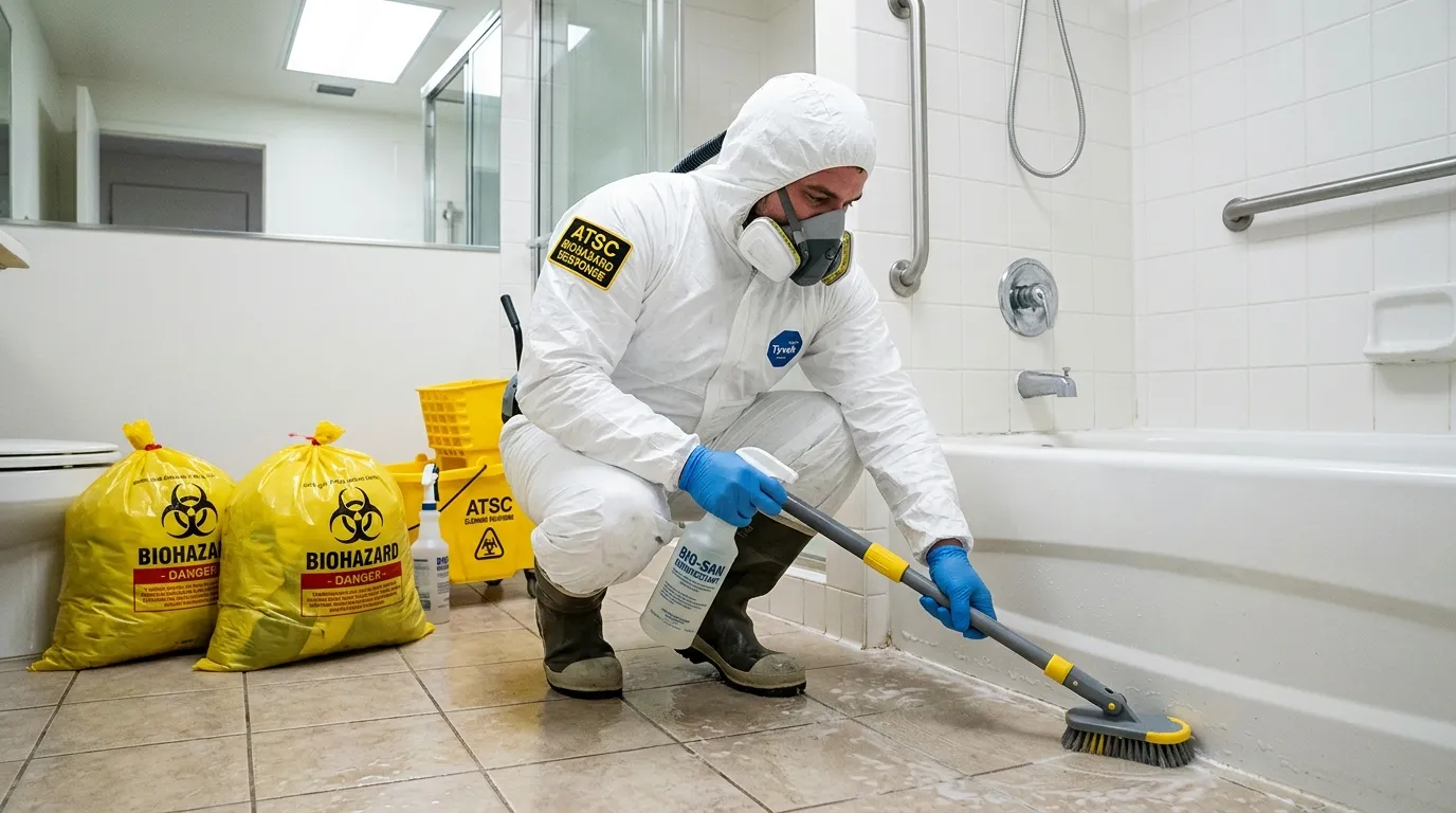 Decontamination equipment deployed for Blood Cleanup in Bellmead